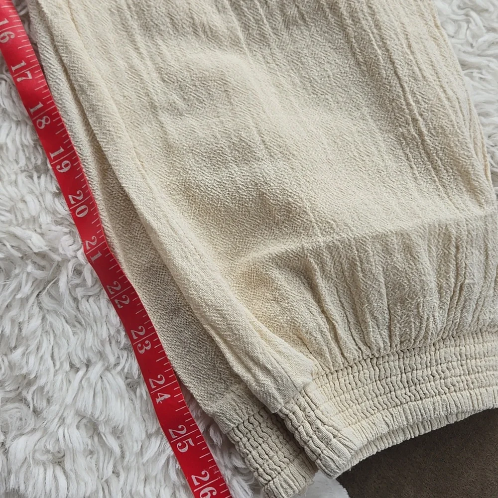 Rip Curl Classic Surf Pants Beachy Ivory Cotton Jogger Large - Picture 10 of 11